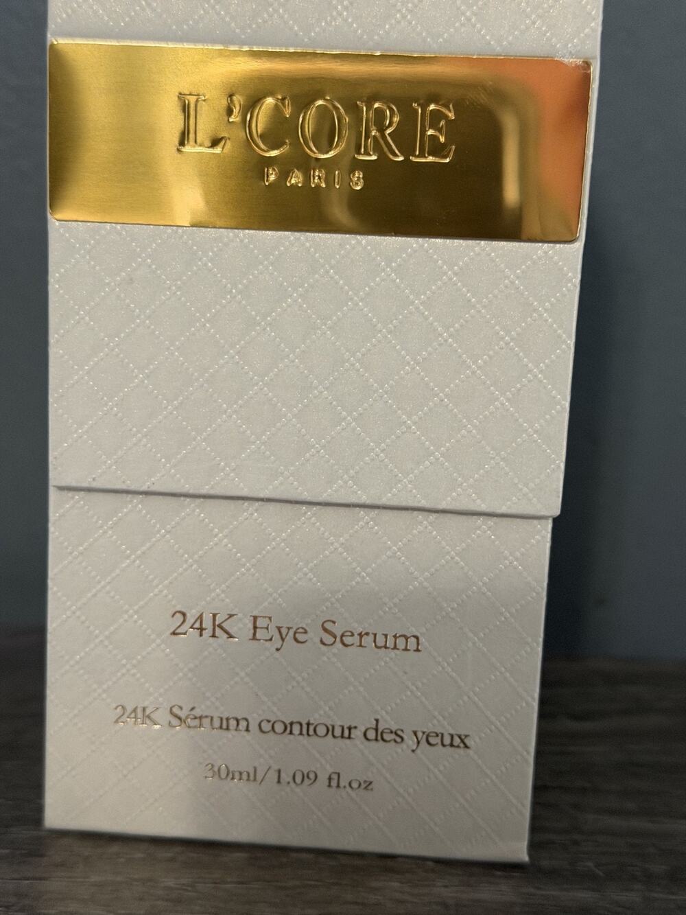L'Core Paris 24K Gold Eye Serum New Unused 30 mL Authentic